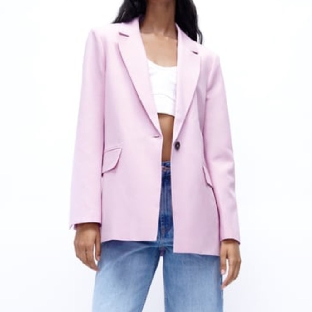 LONGLINE STRAIGHT BLAZER - XL ZARA